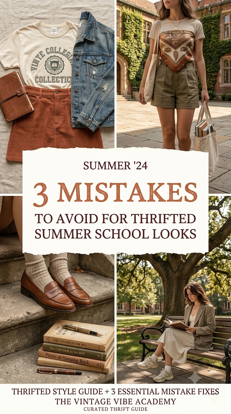 Thrifted Treasure Threads: Your Ultimate Guide to Curating the Perfect Summer School Wardrobe on a Budget