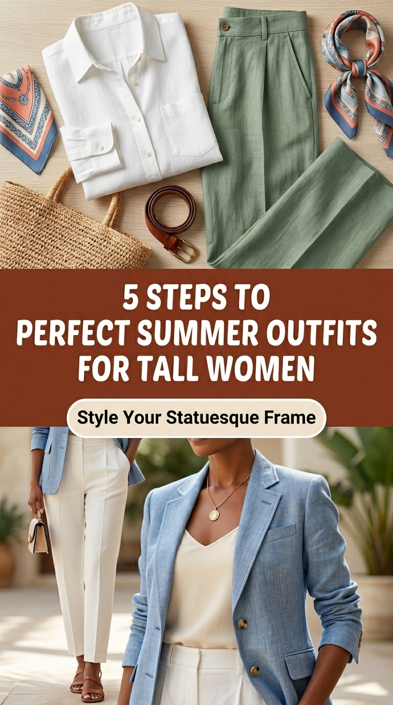 Flattering Summer Style Guide for Elegantly Tall Frames