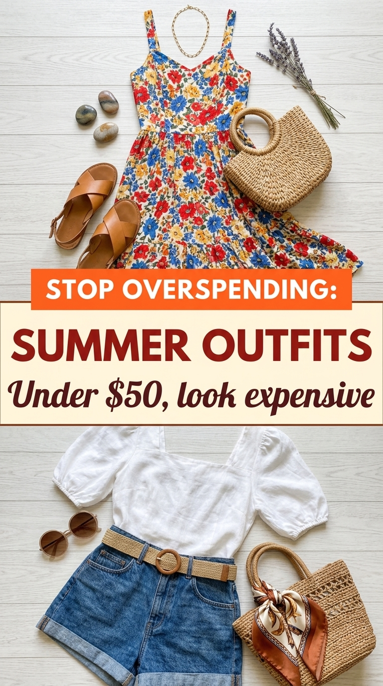 Cute Summer Outfits That Won't Break the Bank (Complete Looks Under $50!)