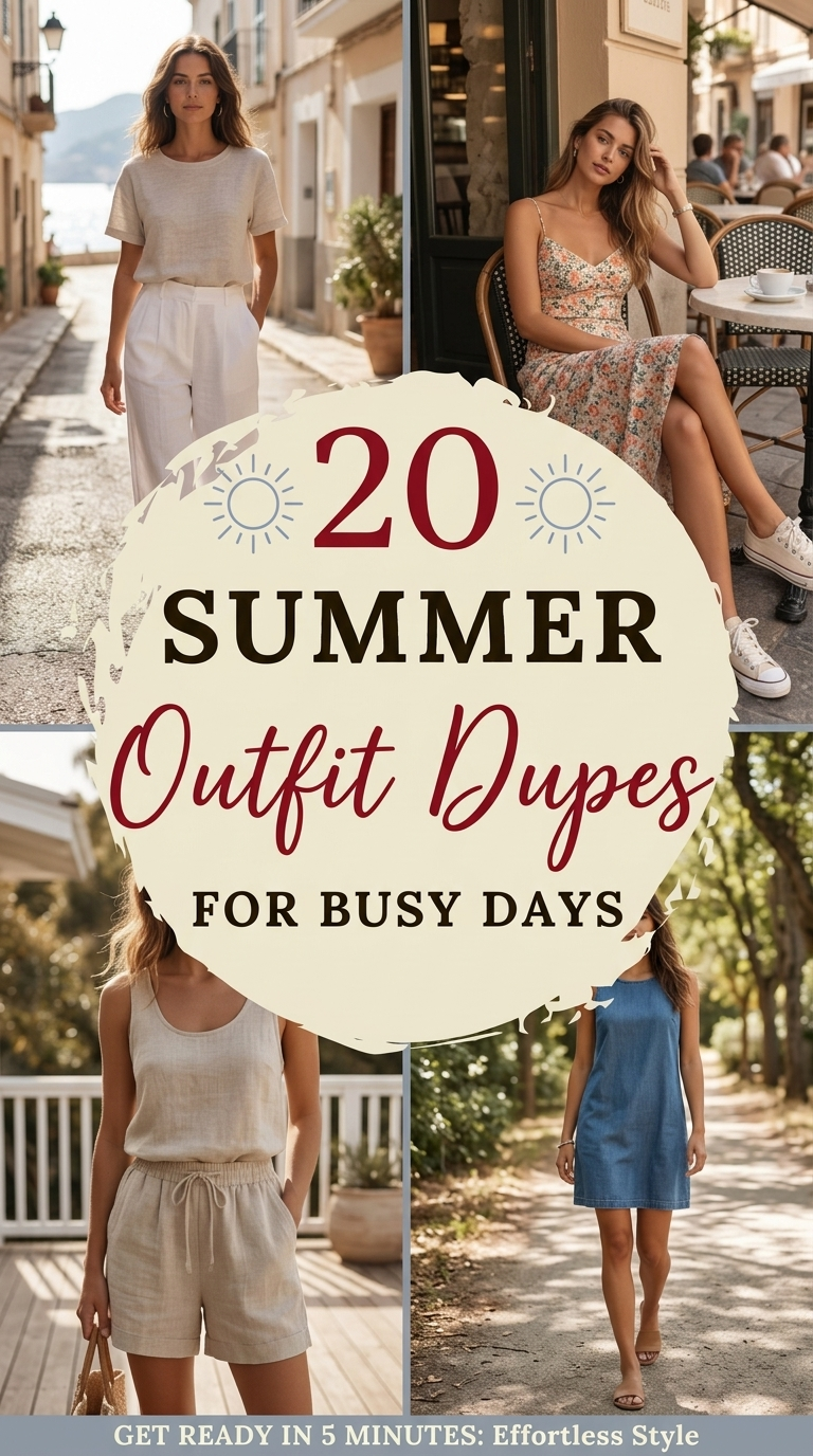 Effortless Summer Casual Outfits That Look Straight Off the Runway (For Way Less)